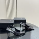 YSL - 65mm Slingback Leather Pumps