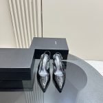 YSL - 65mm Slingback Leather Pumps