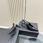 YSL - 65mm Slingback Leather Pumps
