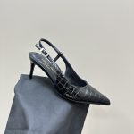 YSL - 65mm Slingback Leather Pumps