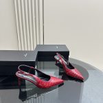 YSL - 65mm Slingback Leather Pumps