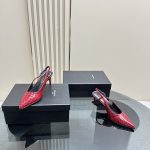 YSL - 65mm Slingback Leather Pumps