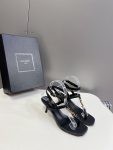 YSL - Cassandra Sandals in Smooth Leather