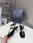 YSL - Cassandra Sandals in Smooth Leather