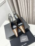 YSL - Dune Slingback Pumps in Patent Leather