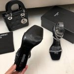 YSL - Georgia Rhinestone-Embellished Satin Sandals