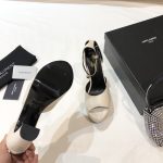 YSL - Jodie Platform Sandals in Smooth Leather