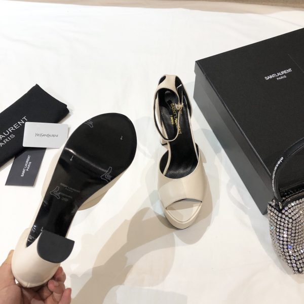 YSL - Jodie Platform Sandals in Smooth Leather