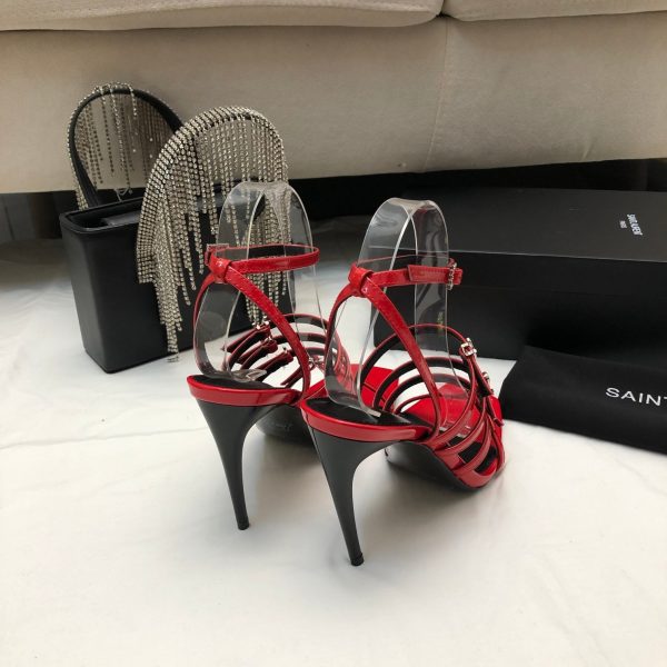 YSL - Jerry 110mm Patent Leather Sandals