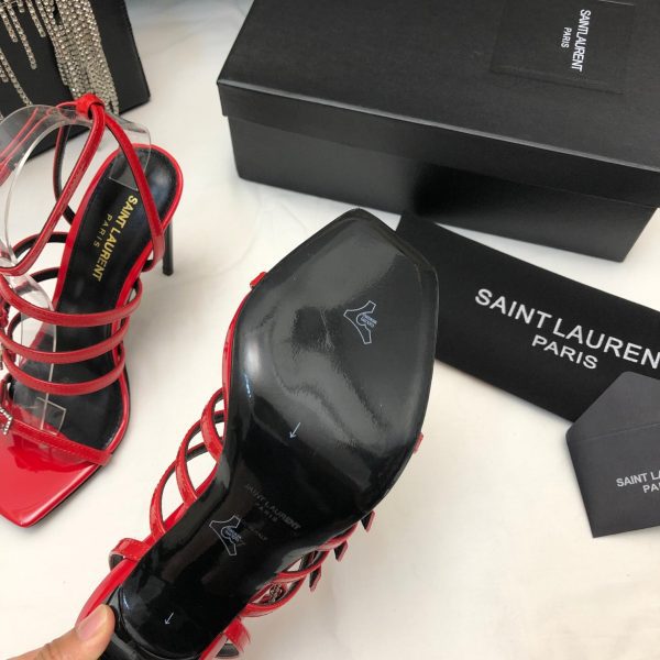 YSL - Jerry 110mm Patent Leather Sandals
