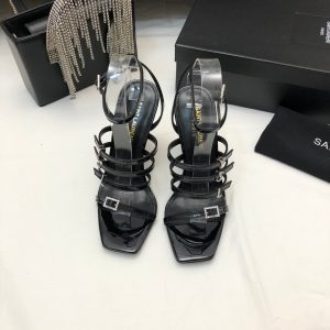 YSL - Jerry 110mm Patent Leather Sandals