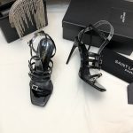 YSL - Jerry 110mm Patent Leather Sandals
