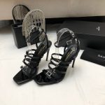 YSL - Jerry 110mm Patent Leather Sandals