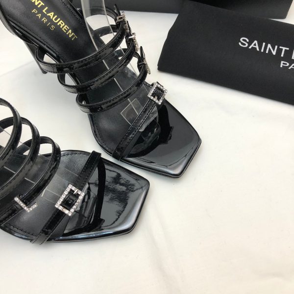 YSL - Jerry 110mm Patent Leather Sandals