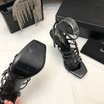 YSL - Jerry 110mm Patent Leather Sandals