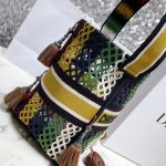 Dior - Paisley Embroidery D-Bucket Bag in Multicolor Canvas
