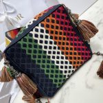 Dior - Paisley Embroidery D-Bucket Bag in Multicolor Canvas